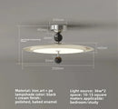 Ljojo French Style Pendant Light Modern Chandelier for Bedroom Living Room Dining Home Decor