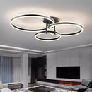 Modern LED Ceiling Light Chandelier for Living Room Bedroom by Ljojo White Simple Home Decor Lighting
