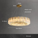 Ljojo Marble Crystal Chandelier Brass Light Fixture Elegant Alabaster Lamp Dining Room Decor