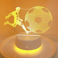 Football Fan's Dream 3D Illusion Night Light - USB Powered Decorative Desktop Decor Light by Ljojo