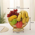 Iron Art Fruit Plate Basket for Living Room Table by Ljojo