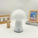 French Cream Style Cute Mushroom Glass Table Lamp for Girls Bedroom Bedside by Ljojo