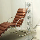 Ljojo Minimalist LED Chrome Floor Lamp | Stylish Metal Art Light