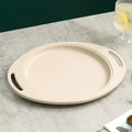 Ljojo Lilac Wheat Straw Dinner Plates Set - Eco Friendly Lightweight Tableware