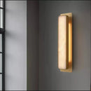 Natural Marble All Copper High-end Bedside Lamp by Ljojo - Creative Luxury Bedroom Wall Light