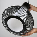 Modern Minimalist Bird Cage LED Ceiling Chandelier: Small Lantern Pendant Light for Home Decor by Ljojo