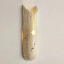 Cave Stone Yellow Travertine Wall Light Retro LED for Bedroom by Ljojo