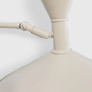Ljojo Marseille White Black Metal Trumpet Wall Lamp