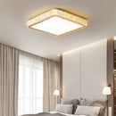 Crystal Round Ceiling Lamp Light for Living Room Luxury Bedroom Study Room by Ljojo