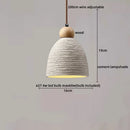 Ljojo LED Pendant Lights Modern Style Cement Wood Hanging Lamp