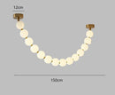 Nordic Style Acrylic Ball LED Pendant Light Chandelier for Home Decor by Ljojo