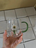 Ljojo 3D Cartoon Animal Glass Cup - Cute Single Layer Cup for Water, Coffee, Juice
