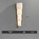 Natural Marble Wall Lamp - Luxury French Designer Bedside Light by Ljojo