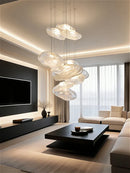 Luxury Glass Hanging Chandeliers Cloud Pendant Light for Bedroom Living Room Ljojo