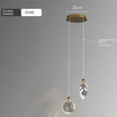 LED Crystal Chandelier Luxe Bedside Lamp by Ljojo: Light Decoration with Hanging Appeal
