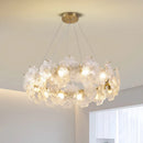 Ljojo Luxury Glass Crystal Chandelier for Living Room, Bedroom, and Study