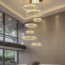 Ljojo Light Luxury Crystal Chandelier for Living Room Villa Restaurant Eye Protection