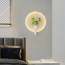 Aluminium Ring Wall Lamp 3000K White Black Sconce for Hotel Living Room Shop Bedroom