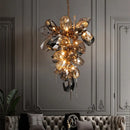Ljojo LED Stainless Steel Crystal Chandelier Suspension Lamps