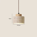 Japanese Modern Wabi Sabi Yellow Cave Stone Chandelier for Bedroom by Ljojo