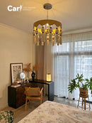 French Rope Pendant Light for Homestay Style Dining Room - Ljojo