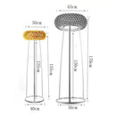 Ljojo Acrylic Pendant Light Fixture Foscarini Caboche Dia35/50/65cm Clear Gold Hanging Lamp