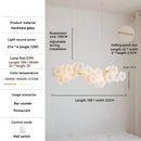 Ljojo Glass Petal Designer Pendant Light | Elegant French Style Bedroom Ceiling Fixture