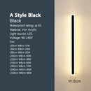 IP65 Modern Outdoor LED Wall Lamp for Porch Garden Staircase, Ljojo Linear Strip Lighting