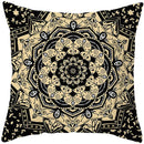Ljojo Mandala Print Square Pillowcase - Home Decor Cushion Cover