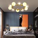 Ljojo Modern Nordic Magic Bean Pendant Lights Stylish Bubble Chandelier for Living Room