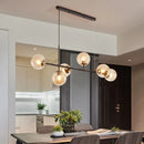 LED Glass Ball Chandelier Lamp Modern Minimalist Home Decor Pendant Light - Ljojo