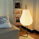 Wabi Sabi Pear Silk Floor Lamp - Modern Bedroom Lighting by Ljojo