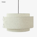 Japanese Style Fabric LED Pendant Light for Living Room by Ljojo