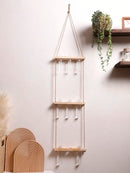 Ljojo™ Air Plants Wall Hanging Floating Shelf Boho Art Home Decor