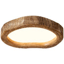 Nordic Wooden LED Ceiling Lamp for Living Room - Modern Designer Light Fixture by Ljojo