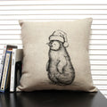 Animal Penguin Cushion Cover 45x45, Ljojo Brand - Cute & Funny Decorative Pillowcase