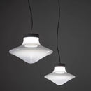 Italian Modern Minimalist Gyro Shaped Desk Lamp Glass Pendant Light for Living Room Bedroom Island