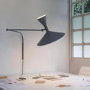 Ljojo Marseille White Black Metal Trumpet Wall Lamp