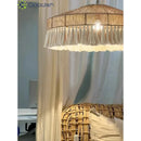 Modern Minimalist LED Pendant Light Wicker Rattan Chandelier for Living Room Decor by Ljojo