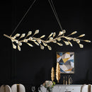 Ljojo LED Crystal Pendant Lights Modern Crystal Hanging Ceiling Lamps Dining Living Room