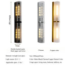 Nordic Glass Wall Lamp LED Fixture Stylish Lighting for Bedroom Living Room - Ljojo