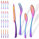 Ljojo 20-Piece Gold Stainless Steel Flatware Cutlery Set