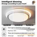 Modern Vaneless Ceiling Fan Light with Remote Control by Ljojo for Bedroom Decor