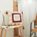 Boho Tufted Tassel Pillowcase | Ljojo Cotton Cushion Cover