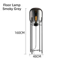 Ljojo Luxury Glass Floor Lamp LED Bedside Table Light Modern Nordic Minimalist Style
