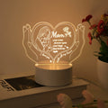 LED Love Mom Bedside Lamp for Mother's Day Gift - Unique & Elegant by Ljojo
