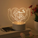 LED Love Mom Bedside Lamp for Mother's Day Gift - Unique & Elegant by Ljojo