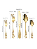 Ljojo 30-Piece High-Grade Palace Tableware Set for Hotel Restaurant