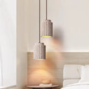 Art Deco Stone Pendant Lamp | Adjustable Wire Suspended Lighting by Ljojo