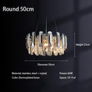 Ljojo Luxury Crystal LED Chandelier for Home Decor & Living Room